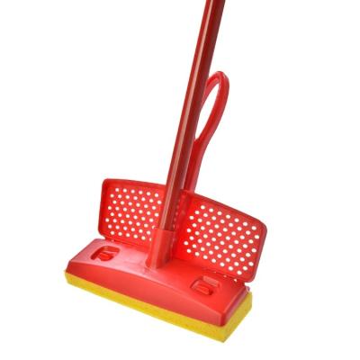 China EcoClean Super Sustainable Water Absorbing Cellulose Sponge Plastic Squeegee Mop for sale