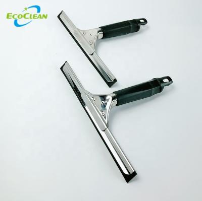 China EcoClean Sustainable Factory BSCI 35cm Stainless Steel Window Squeegee for sale