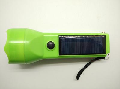 China BN-436S Solar Power Torch Rechargeable Battery LED Flashlight for sale