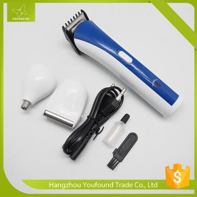 China NHC-2014 3 in 1 Style Groomer Nose and Hair Trimmer for Personal Hair Care Cordless Hair Clipper for sale