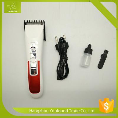 China KM-3003A Cordless Rechargeable Electric Hair Clippers Battery Hair Trimmer for sale