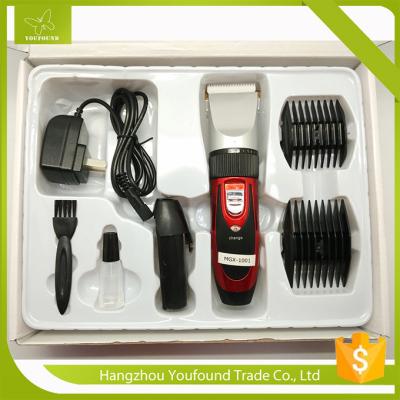 China MGX1001 Low Voice Cordless Hair Clipper Professional Rechargeable Hair Trimmer for sale