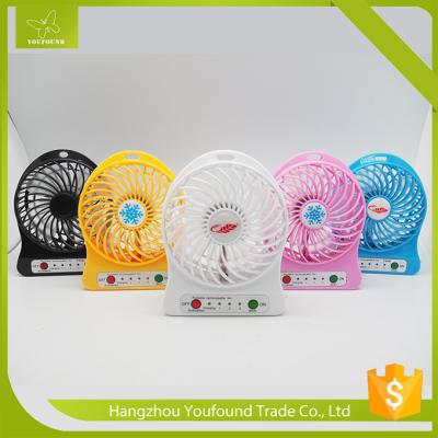 China BS-5500 Colorful Electric Mini Table Battery Fan for sale