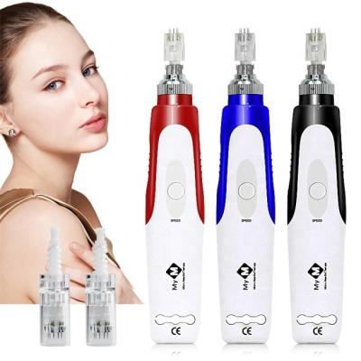 China Professional Dermapen Kit Electric Derma Pen Micro Needle Patch Beauty Center Microneedling Skin Roller for sale