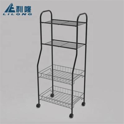 China Viable Manufacturer Powder Coating Steel Powder Coating Vegetable and Fruit Storage Cart Oven Rack Microwave Oven Condenser for sale