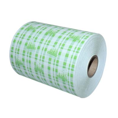 China raw materials waterproof breathable plastic pe film for baby diaper backsheet pe film for diaper for sale