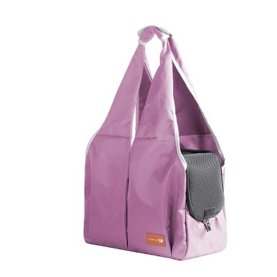 China Wholesale Sustainable Breathable Shoulder Fashion Travel Pet Bag Pet Carrier For Cats for sale