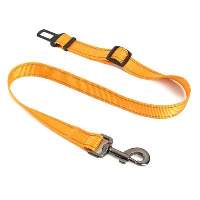 China Wholesale Cheap Luxury Dog Leash Handle Collar Personalized Nylon Pet Car Safety Belt for sale