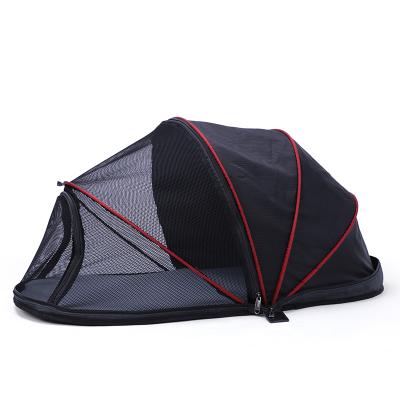 China Factory direct sale OEM small animals outdoor pet nest folding ventilation grid tent cat dog tent easy to carry for sale