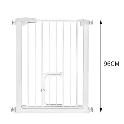 China Retractable Retractable Wide Baby Dog Safety Gate Fence Puppy Playpen Child Safety Stair Gate For Children for sale