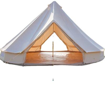 China Waterpoof 4m Double Door Cotton Canvas Bell Tent for sale