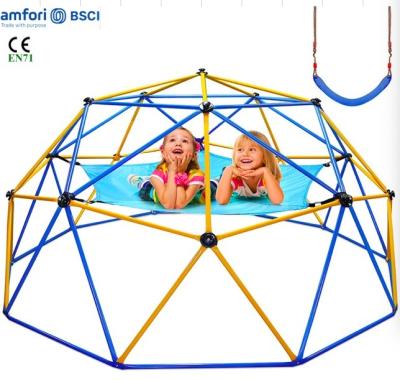 China Funny Kids Toy Steel Playground Outdoor Kids Tower Dome Climber for sale