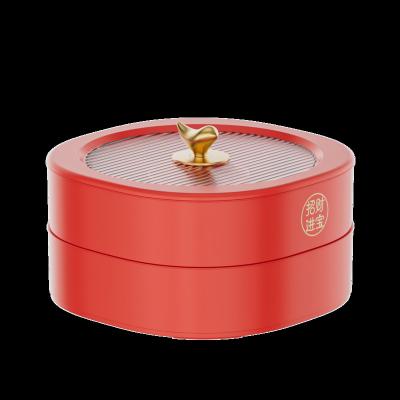 China Sustainable Large capacity Chinese style candy box with lid for home use for sale