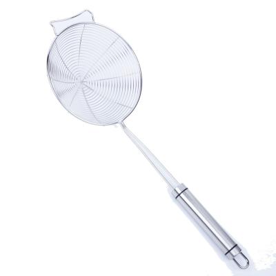 China Sustainable Stainless Steel Fine Mesh Strainer Stainless Steel Colander Wire Mesh Strainer With Handle for sale