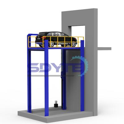 China Hydraulic Four Post Car Lift Lift Platform For Car Parking Car Lift 3000kg for sale