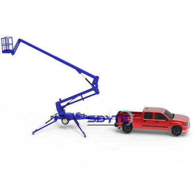 China Hot Sale 8~20M Boom Lift Aerial Work Platform Spider Boom Lift for Hotels Trailer Mounted Spider for sale