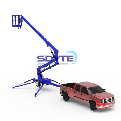 China New Design Hotels 10~20M Cherry Picker Towable Boom Lift For Sale Cherry Picker for sale