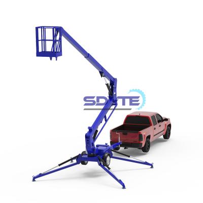 China Hotels factory direct towable boom lift aerial work platform with low price aerial work platform for sale