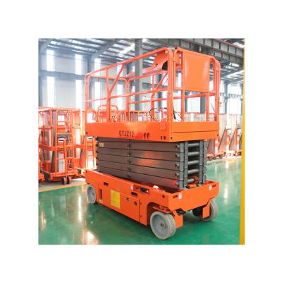 China Building Material Shops Self Propelled Scissor Man Lift Factory Directly Supply Electric Scissor Lift for sale