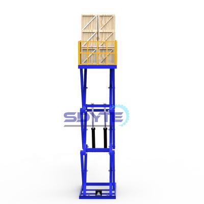 China Advertising Company 2T Heavy Duty Electric Lift Table For Goods for sale