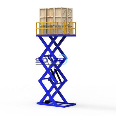 China Advertising Company 2000kgs Scissor Dock Lift for Loading Dock for sale