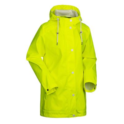 China Coraline Yellow Raincoat Jacket Waterproof Outdoor Women's Lightweight Windproof Adults' Raincoats for sale