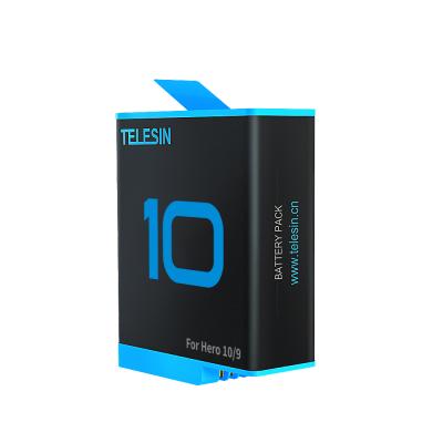 China Telesin Lithium Ion Battery Replacement Battery for GoPro Hero 10/9 Action Cameras 1750mAh for sale