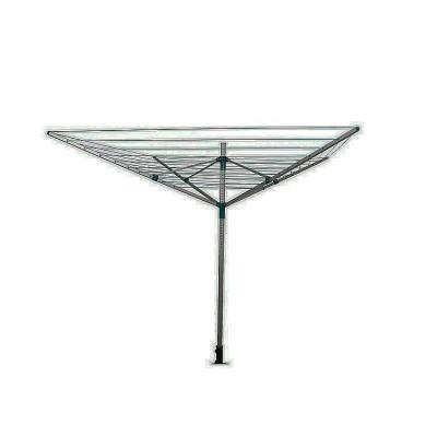 China Simple and Generous Telescopic with Certificates Foldable Hotel Clothes Rack 45m PVC Laundry Lines Retractable Clothes Rack Rotary Airer for sale