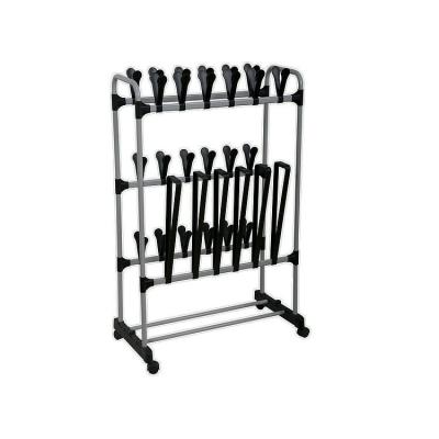 China (Size) BSCI Factory Hit Adjustable Black Stunning Removable Folding Multifunctional Storage Rack Indoor Bathroom Shoe Rack for sale