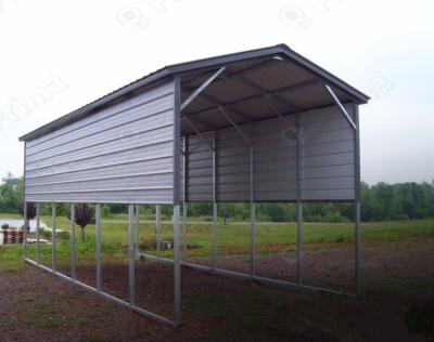 China Steel Structure Structural Prefab Car Roofing Racing Garage for sale