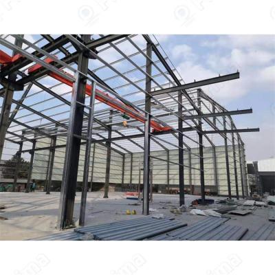 China Workshop Mild Steel Building Materials Steel Structure Steel Industrial Factory Hangar / Warehouse for sale