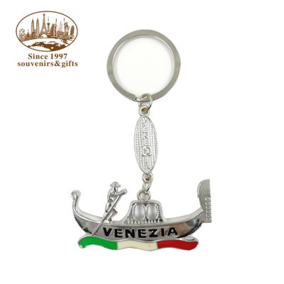 China Fashionable Venetian Tourist Souvenir Metal Low Price Custom Keychain for sale