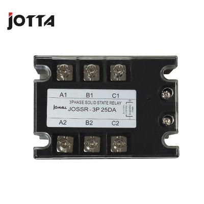 China JOTTA SSR 25DA Three Phase DC Control AC Sealed Solid State Relay 480VAC 3-32VDC for sale