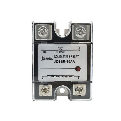 China SSR 80AA AC Control Single Phase AC SSR Sealed Solid State Relay for sale