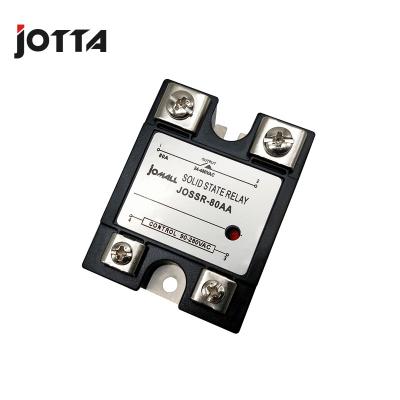 China JOTTA SSR -80AA AC Control AC SSR Single Phase Solid State Relay AC Sealed With Plastic Cover for sale