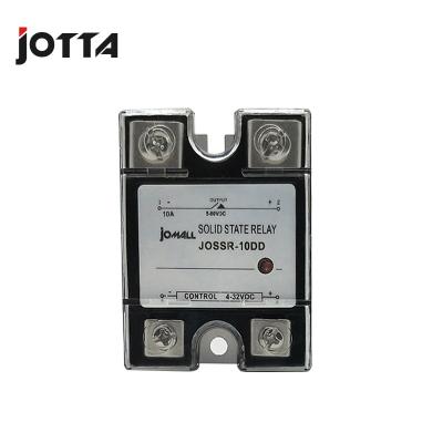 China SSR 10A DC-DC Single Phase Sealed Solid State Relay With Plastic Cover for sale