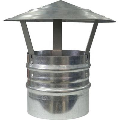 China Durable HVAC System Spiral Duct Roof Umbrella Hood Galvanized Steel Duct Fitting for sale