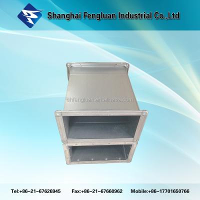 China Long Service Life Galvanized Flange Duct Plate Air Duct Ventilation Column Types for sale