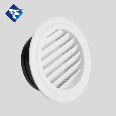 China Round Plastic Aluminum Alloy HVAC System Ventilation Grille Air Louver Vent for sale