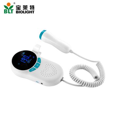 China Metal Home Use Baby Heart Rate Monitor Electronic Fetal Doppler for sale