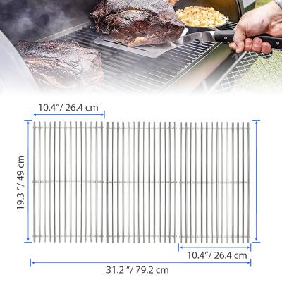 China Easily Cleaned High Quality Thick 100% Stainless Steel BBQ Wire Cooking Grate for sale