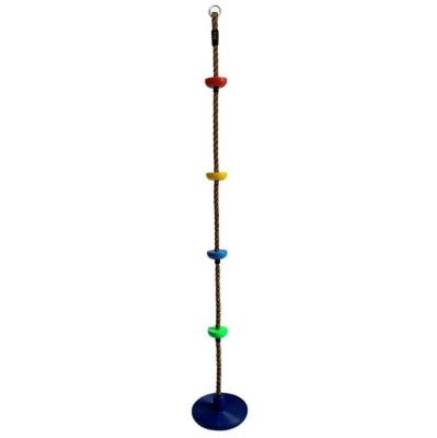 China 2m Length Modern Tree Swing Climbing Rope With Platform Disc Swing Seat For Kids Outdoor Play for sale