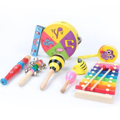 China Educational Hot Selling Baby Practice Percussion Instrument Set Toy Beautifully Packaged Practical Product for sale