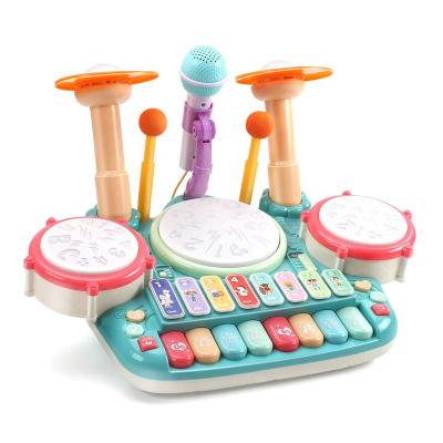 China Child Electronic Musical Toy Baby Educational 8 Keys Hit Keyboard Piano Instrument for sale