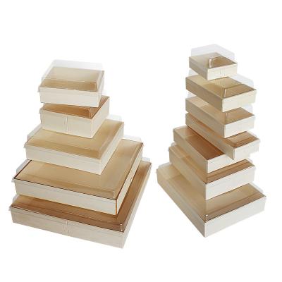 China Biodegradable Disposable Wooden Food Containers Picnic Sushi Trays Lunch Boxes for sale