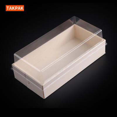 China Biodegradable Cheap Price Dessert Macarons Packaging High Quality Wooden Gift Box for sale