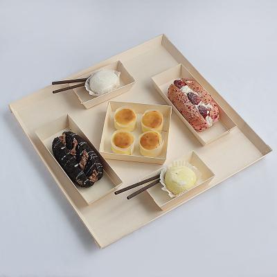 China Ambient Table Multifunctional Biodegradable Serving Pan Fast Food Packing for sale