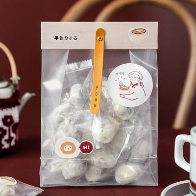 China Recyclable Custom Eco Friendly Candy Biscuit Cookie Food Packaging Sweet Pastry Snack Stand Up Pouch Christmas Gift Clear Plastic Bag for sale