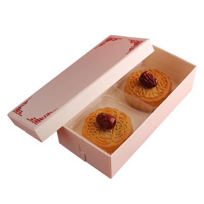 China Biodegradable Green Packaging For Environmental Wooden Moon Cake Container Christmas Gift Box for sale