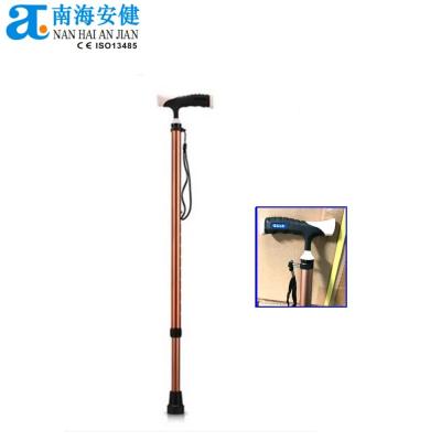 China AJ-907D Aluminum Cane Lightweight Durable Decorative Orthopedic Adjustable Single Walking Stick for sale